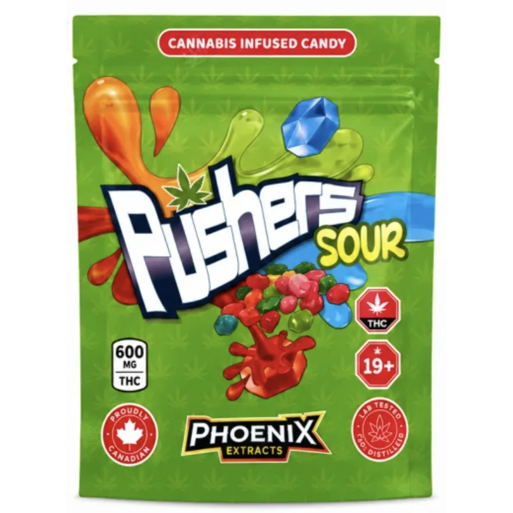 Pushers THC Candies 600MG - Sour