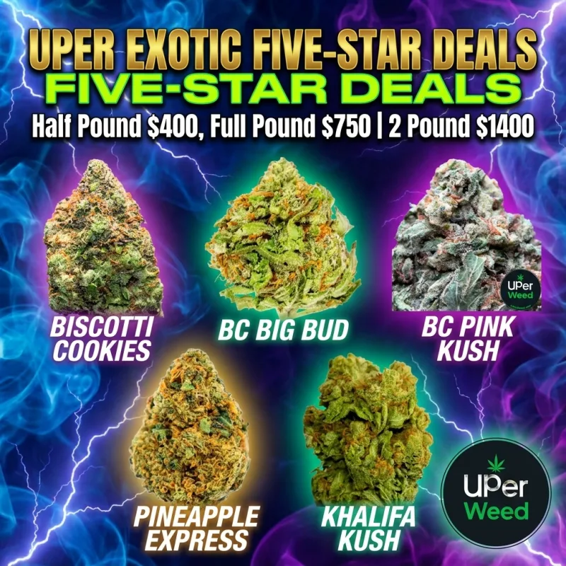 Uper Exotic Five-Star Deals | Half Pound, Full Pound & 2 Lbs product image 2