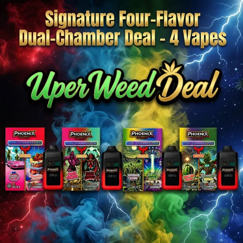 Signature Four-Flavor Dual-Chamber Deal – 4 Vapes (2g Each) product image 2