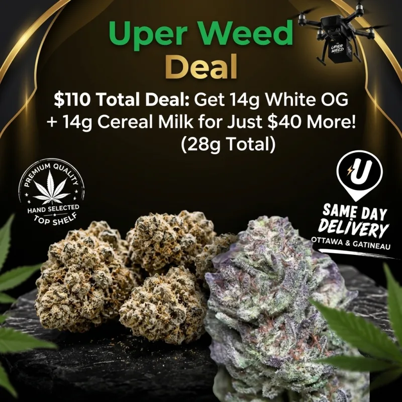 $110 Total Deal: Get 14g White OG + 14g Cereal Milk for Just $40 More! (28g Total) product image 2