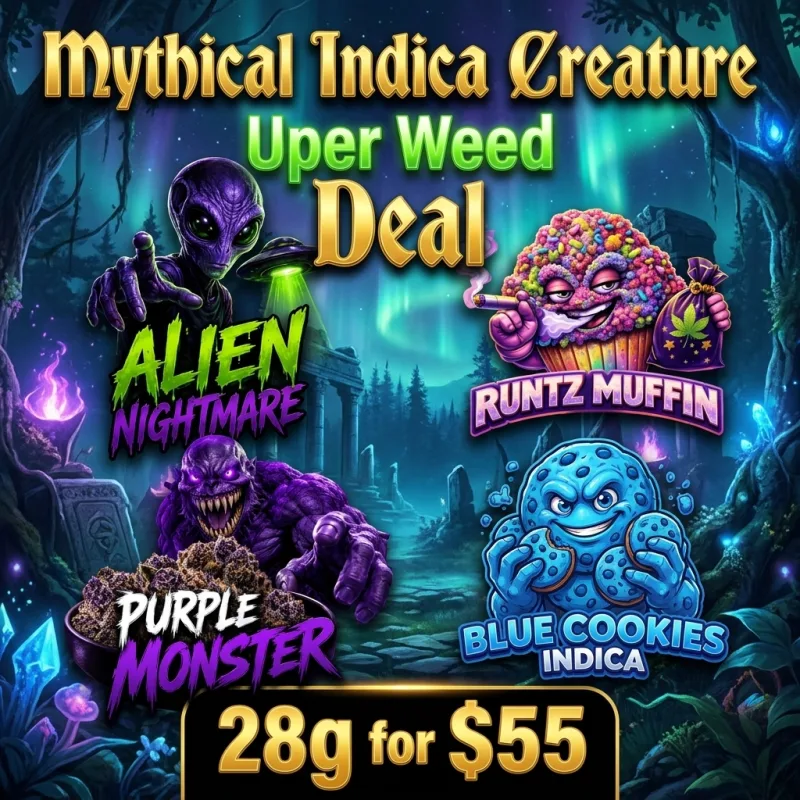 Mythical Indica Creature Quartet Deal: 4 Oz for $220