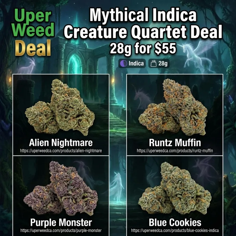 Mythical Indica Creature Quartet Deal: 4 Oz for $220 product image 2